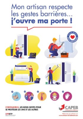 Affiche Covid-19 CAPEB